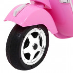 Elektrická motorka Vespa - ružová